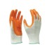 White Orange Gloves